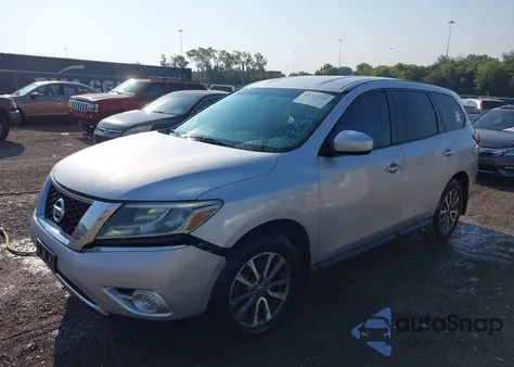 2013 Nissan Pathfinder S z USA, uszkodzony, nr VIN 5N1AR2MN8DC665062